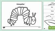 The Very Hungry Caterpillar Colouring Pages