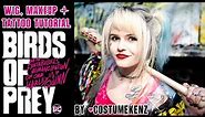Harley Quinn DIY Wig, Makeup & Tattoo Cosplay Tutorial | BIRDS OF PREY