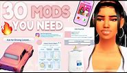 30 OF MY CURRENT FAVORITE MODS WITH LINKS💗DEESIMS MODS FOLDER💗
