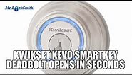 Kwikset Kevo SmartKey Deadbolt Opens in Seconds | Mr Locksmith Video