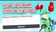 How to Redeem Roblox Toy Codes in 2024!