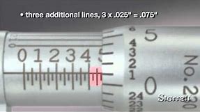 Using and Measuring with an Outside Micrometer: How to Read an Inch Micrometer (Part 2)