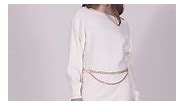 Gold Belt Waist Chain for Women Dresses