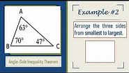 Angle Side/Side Angle Inequality Theorem | Kinds of A Triangle | Geometry 8
