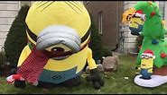 Minions Inflatable Gemmy airblown Christmas Decoration