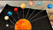 How to make a 3D Solar System model for Kids | Planets' School Project | Time 4 Kids TV