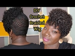 Crochet Braided Wig Using The Bald Cap Method