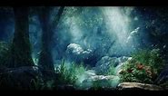 Forest animation HD Cryengine real-time Bokeh dof