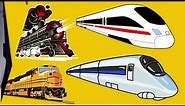 Railway Vehicles Full Name Collection| Trains and Subways