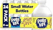 Nestle Pure life Purified Water - 8 oz Bottled Spring Water - 24 Pack Bottled Water - Mini 8 oz Water Bottles | Pack of 24