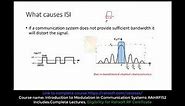 Inter Symbol Interference ISI Digital Modulation & communication system tutorial signal distortion