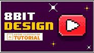 Create a Retro 8-Bit Text Effect in Adobe Illustrator
