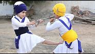 SIKH KIDS AWESOME PLAYING GATKA 2 | SHAHEED BABA DEEP SINGH JI SATKAR GATKA AKHARA | 2020