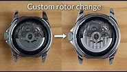 Replacing Seiko rotor with a custom rotor - Seiko mod series