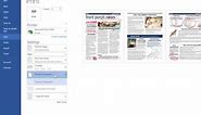Fast Newsletters - Print 4 standard pages into 2 tabloid pages