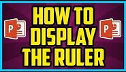 How To Display The Ruler In Powerpoint 2016 (QUICK & EASY) - Powerpoint Show Ruler Tutorial