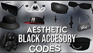 20+ Aesthetic Black Accessory Codes & Links | Roblox Accessories IDs