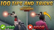TOP 100 TIPS AND TRICKS in PUBG MOBILE/BGMI Compilation (Ultimate Noob To Pro Guide/Tutorial)