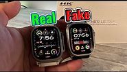 Apple Watch Ultra 2 Fake/Clone Vs. Real - HK9 Ultra 2