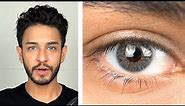 Gray Colored Contact Lenses For Dark Eyes | Bella Natural Gray
