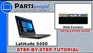 Dell Latitude 5490 (P72G002) Web Camera How-To Video Tutorial
