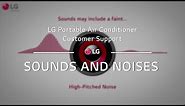 LG Portable AC - Sounds and Noises