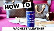 How to use Apple Garde for LOUIS VUITTON vachetta leather! *spray my Speedy 25 with me*