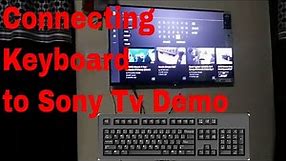 Connecting Keyboard to Sony Smart Tv | Sony BRAVIA W772E LED TV