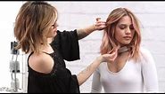How To Balayage | Rose Gold Hair Painting with POWER BLONDE