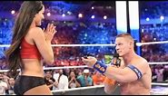 John Cena Surprises Longtime Girlfriend Nikki Bella With Wrestling Ring Proposal