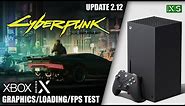 Cyberpunk 2077: Update 2.12 - Xbox Series X Gameplay + FPS Test