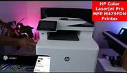 HP Color Laserjet Pro MFP M479FDN Printer Overview and How to Replace Ink Toner