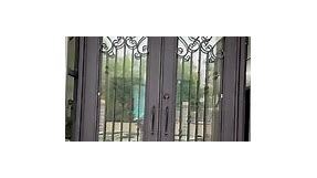 Outstanding Wrought Iron Double Door! Excellent Choice For Your House!