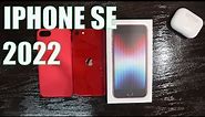 IPHONE SE 2022 PRODUCT RED UNBOXING!