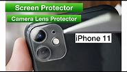 How to Put Camera Lens Protector and Screen Protector for iPhone 11?