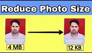 How to Reduce Photo size in Mobile | Study Channel