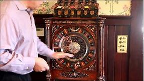 Vintage 1908 Caille Brothers Centaur Upright Jackpot Victorian Slot Machine