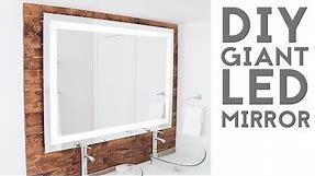 DIY LED "Framed" Mirror | Modern Builds | EP. 74