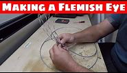 3 different ways to make a Flemish Eye in wire rope