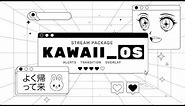 Kawaii OS Twitch Overlay and Alerts Stream Package for OBS