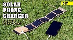 How to make a 5V Foldable Solar Panel Phone Charger | DIY Charging on the go