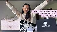 CHANEL 20B IVORY IRIDESCENT MINI: Unboxing, Review & Mod Shots