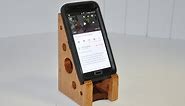 Building a Phone Holder from Recycled Wood