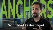 Curtain wall - wind load vs dead load anchors