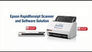 Epson RapidReceipt® Scanners | Easy Receipt Scanning