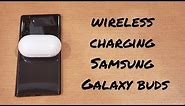 Samsung Galaxy buds wireless charging