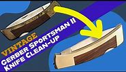 Vintage Gerber Sportsman II Folding Knife Clean-Up