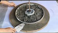 DIY- ❤️ Great Skill ❤️ - Making a versatile turntable from wheels and cement