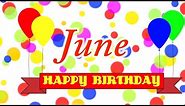 Happy Birthday June Song