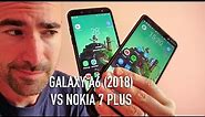 Samsung Galaxy A6 (2018) vs Nokia 7 Plus